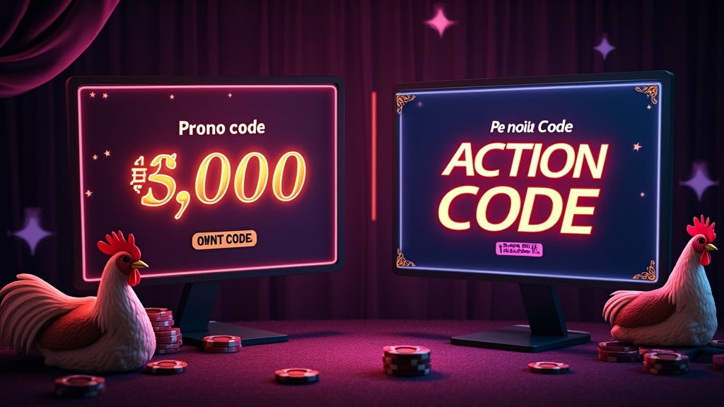 Vergleich von Promo Code und Aktionscode im Casino-Design